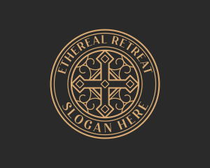 Religious Fellowship Cross logo design