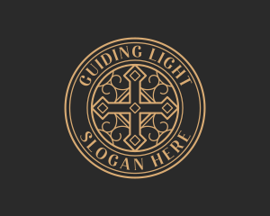 Religious Fellowship Cross logo design