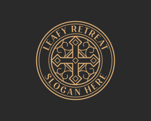 Religious Fellowship Cross logo design