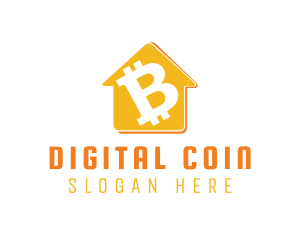 Yellow Bitcoin House logo