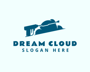 Pressure Washer Cloud logo design