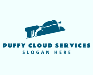 Pressure Washer Cloud logo design