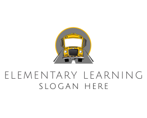 Yellow School Bus logo design