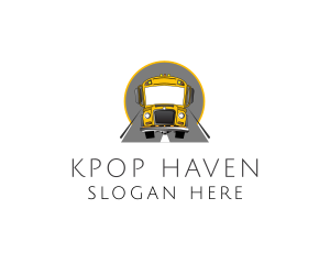 Yellow School Bus logo design