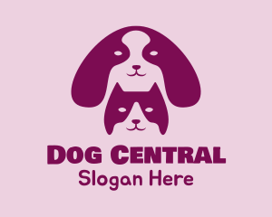 Dog Cat Veterinarian  logo design