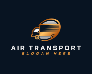 Courier Automotive Truck logo design