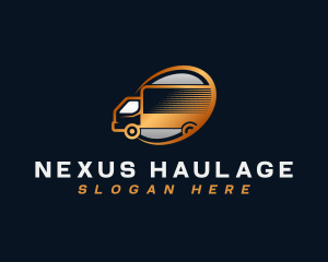 Courier Automotive Truck logo design