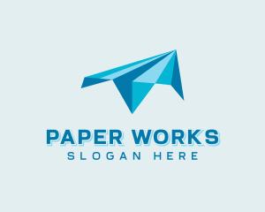 Paper Plane Aviation logo design