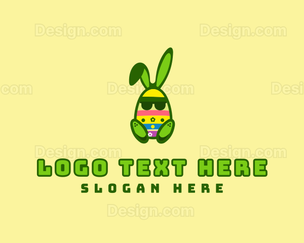 Cool Easter Bunny Logo