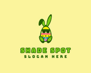 Cool Easter Bunny logo