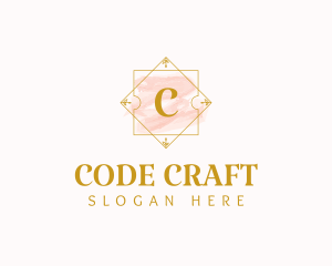 Watercolor Craft Design logo design