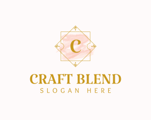 Watercolor Craft Design logo design