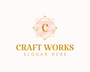 Watercolor Craft Design logo design