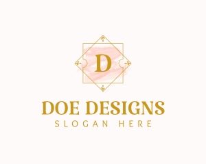 Watercolor Craft Design logo design