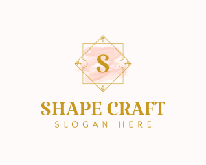 Watercolor Craft Design logo design