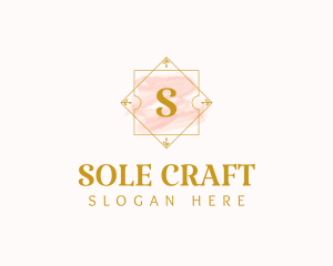 Watercolor Craft Design logo design