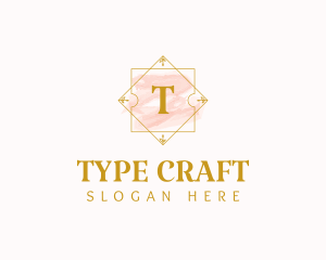 Watercolor Craft Design logo design