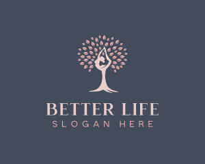 Yoga Tree Meditation logo design