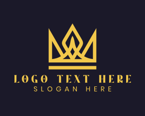 Yellow Premium Crown  logo