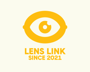 Gold Lemon Eye logo design