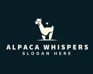 Alpaca Llama Wildlife logo