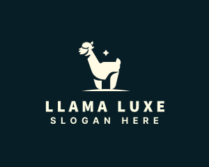 Alpaca Llama Wildlife logo