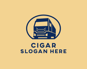 Cargo Truck Hauling logo design