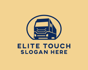 Cargo Truck Hauling logo design