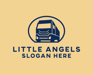 Cargo Truck Hauling logo design