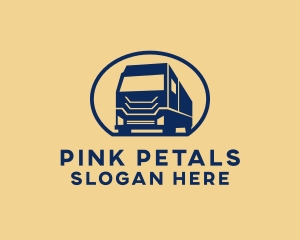 Cargo Truck Hauling logo design