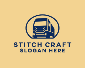 Cargo Truck Hauling logo design