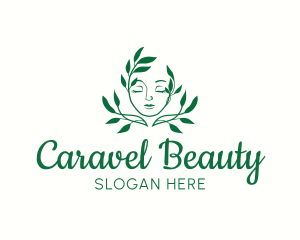 Woman Vine Beauty logo design