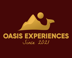 Desert Camel Sunset  logo