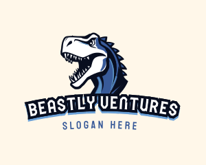 Gaming Dinosaur Beast logo design