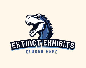 Gaming Dinosaur Beast logo