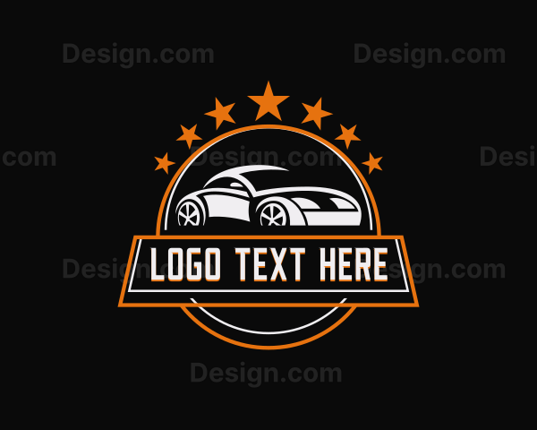 Sports Car Racing Vehicle Logo