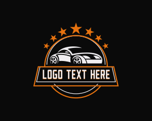 Sports Car Racing Vehicle logo