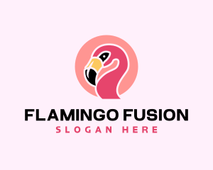 Aviary Bird Flamingo logo
