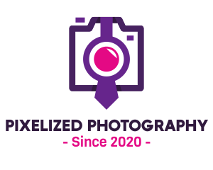 Violet Tie Photographer logo design