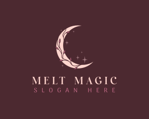 Mystic Floral Moon logo design