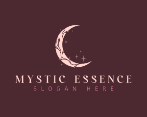 Mystic Floral Moon logo design