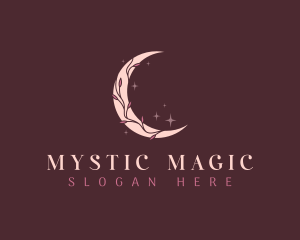 Mystic Floral Moon logo design