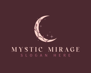 Mystic Floral Moon logo design