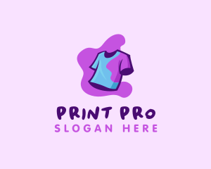 Shirt Ink Print logo design