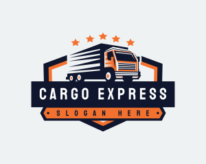 Truck Cargo  Express logo design