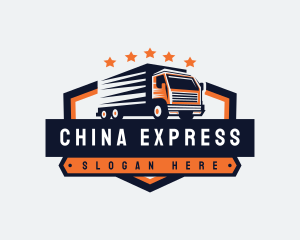 Truck Cargo  Express logo design