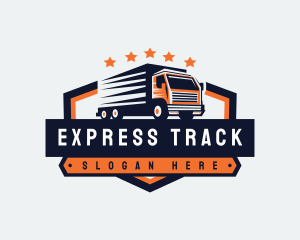 Truck Cargo  Express logo design