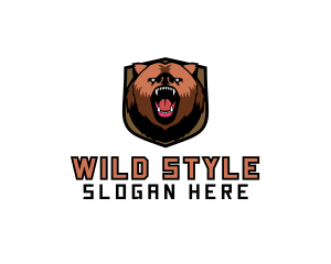 Wild Bear Gamer  logo design