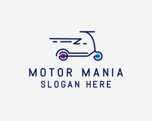 Fast Motor Scooter logo design