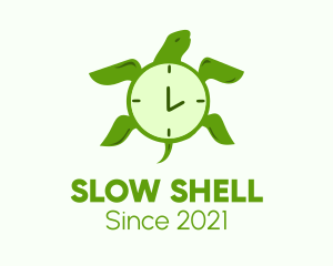 Green Turtle Clock logo